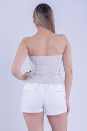Blusa Strapple abotonada