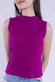 Blusa tipo suéter tank top