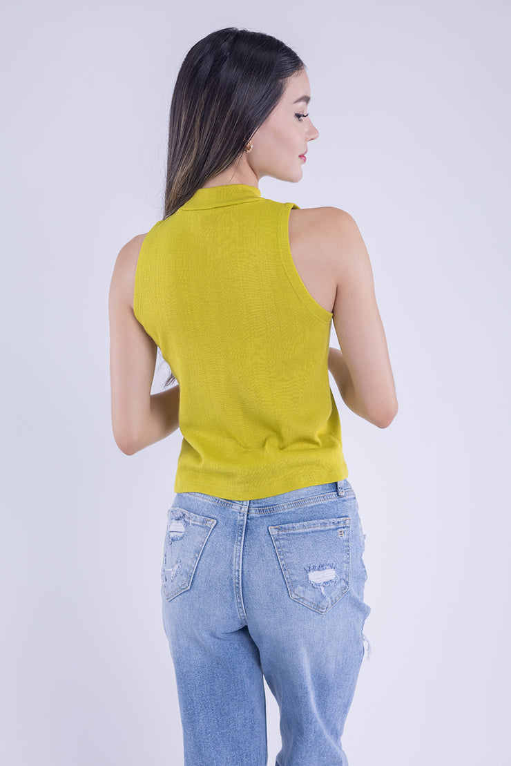 Blusa tipo tank top