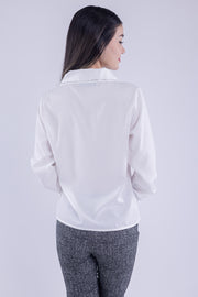Blusa abotonada con brillos