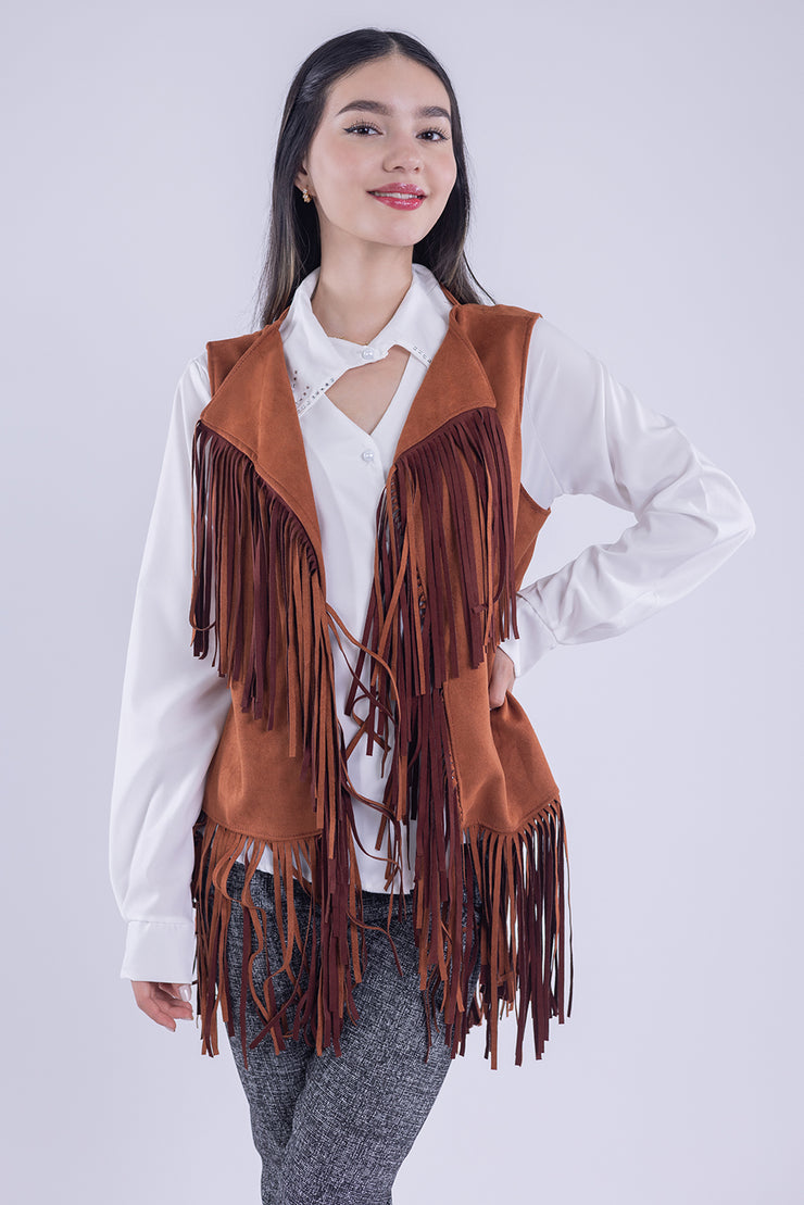 Chaleco estilo vaquero