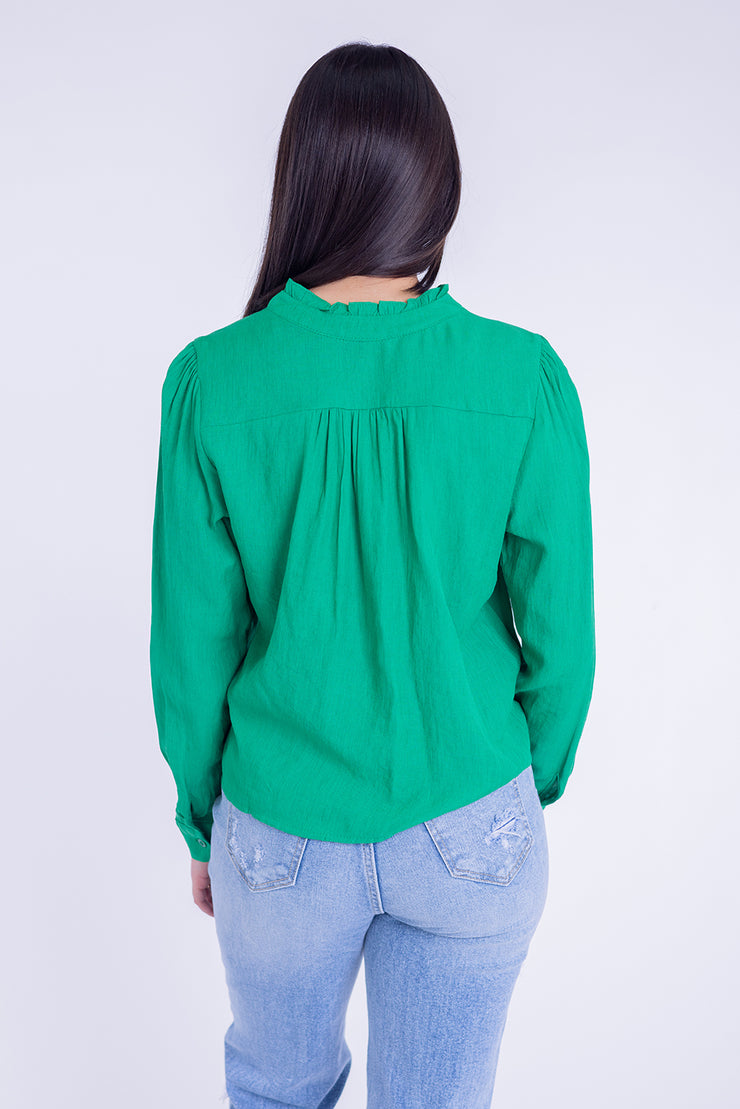 Blusa estilo victoriana