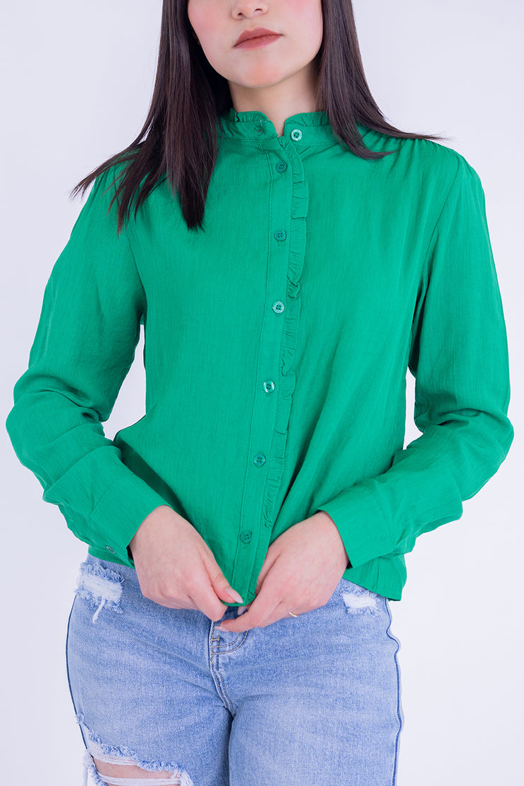 Blusa estilo victoriana