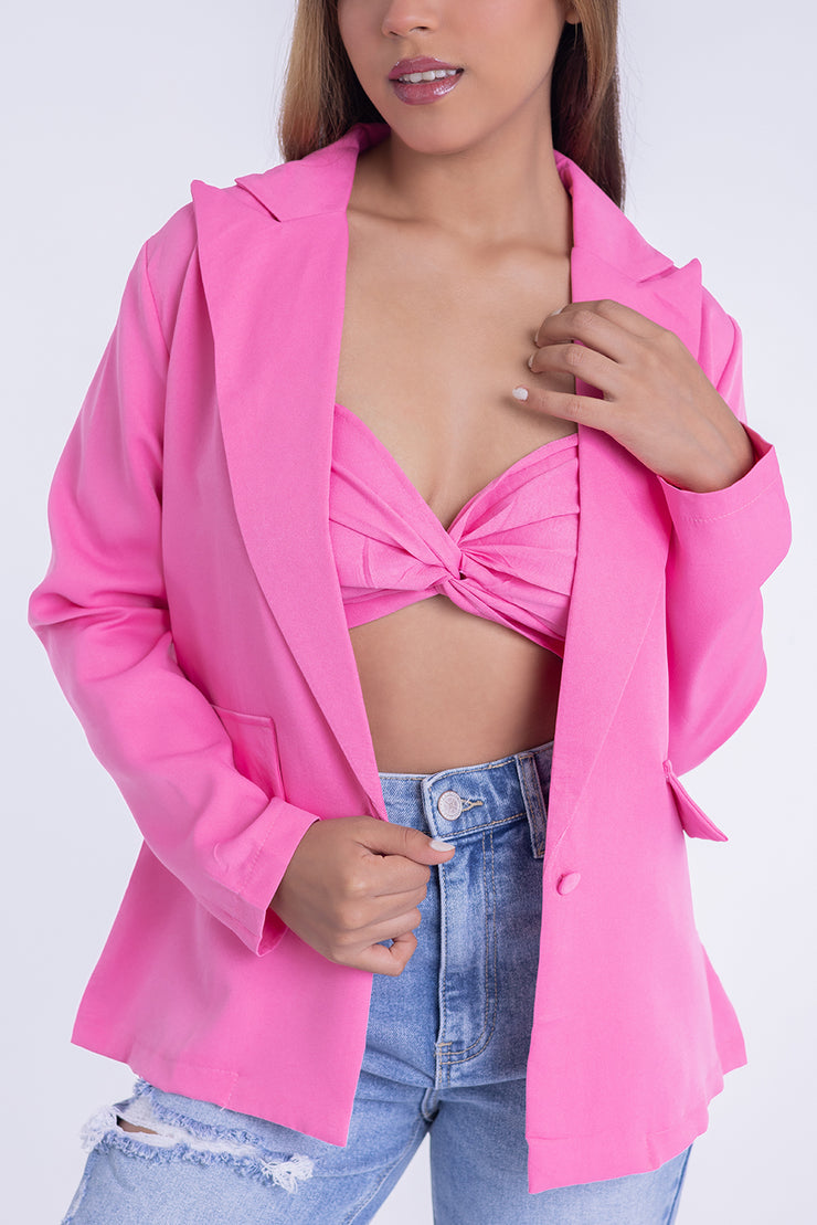 Conjunto de saco y top escotado