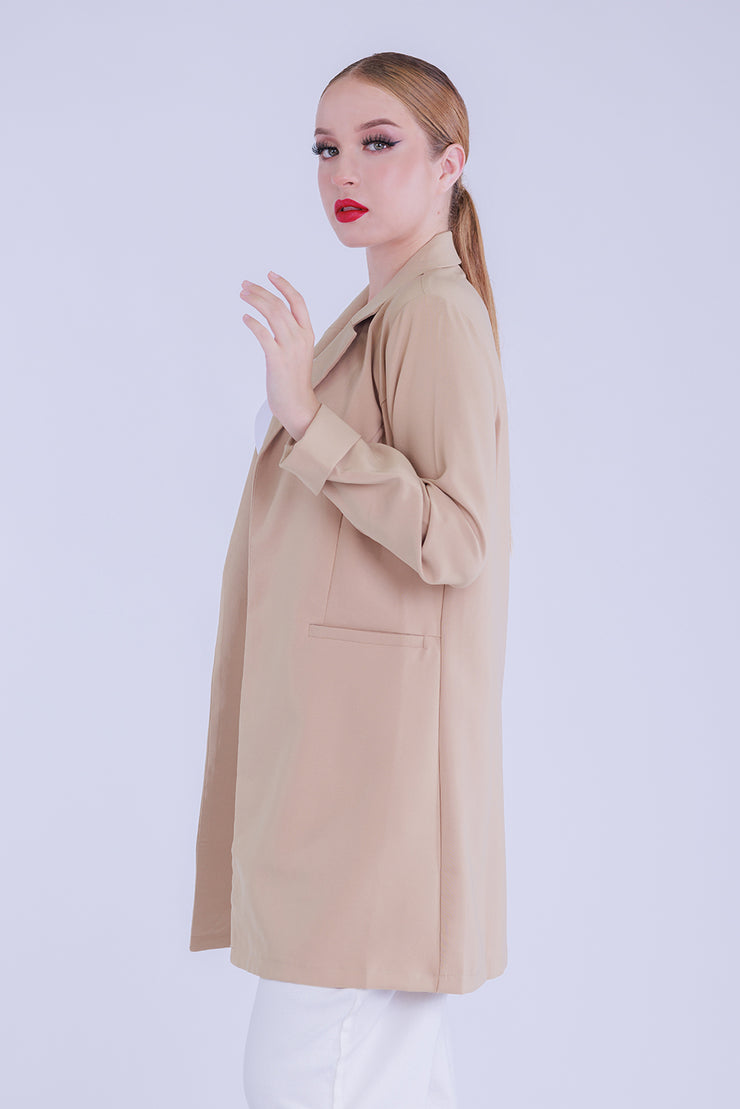 Blazer Boca Rosa largo con solapa