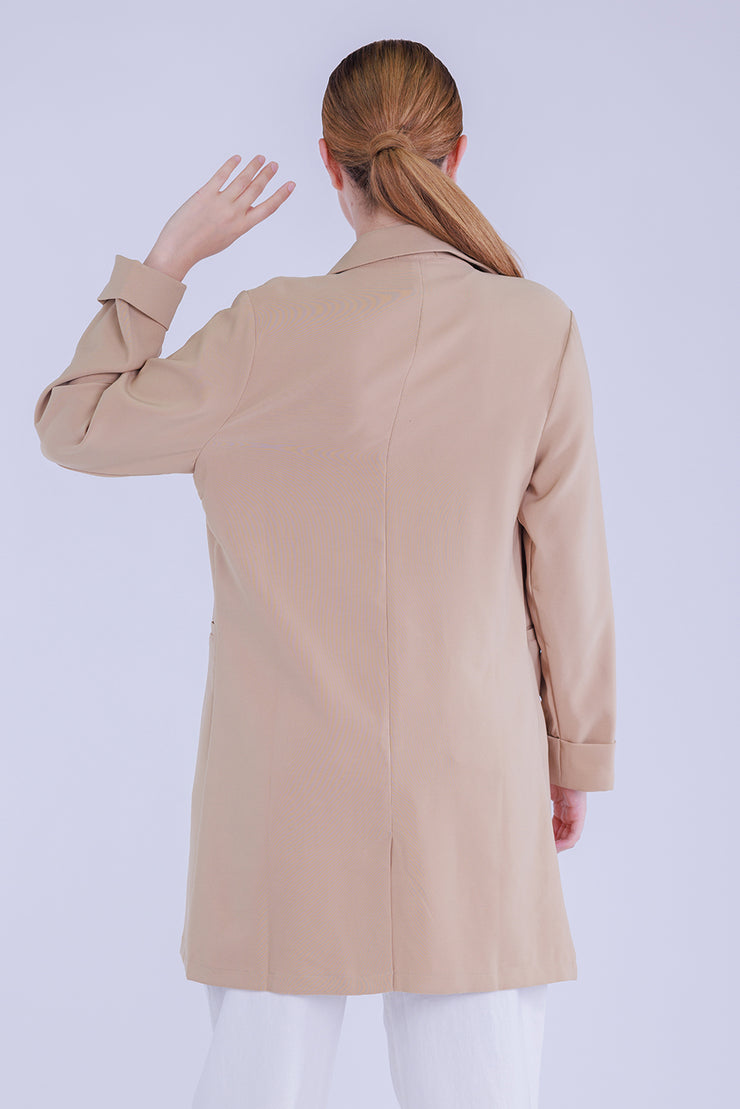 Blazer Boca Rosa largo con solapa