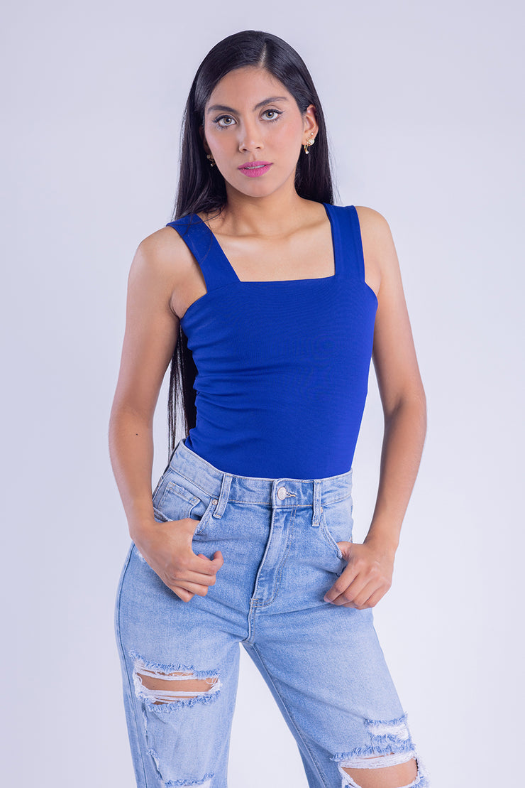 Pantiblusa de tirante grueso lisa