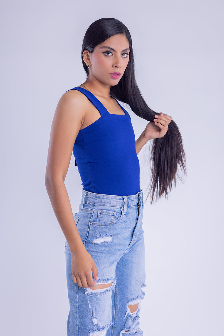 Pantiblusa de tirante grueso lisa