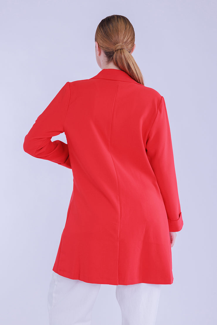 Blazer Boca Rosa largo con solapa