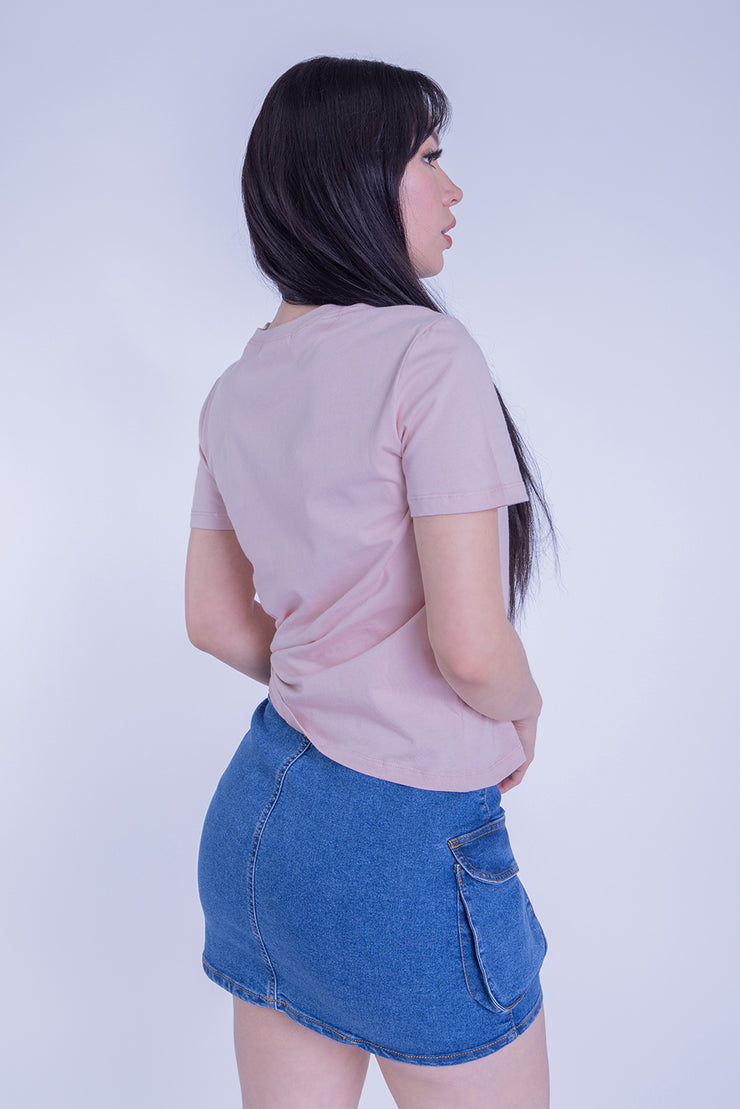 Blusa rosa de Nueva York
