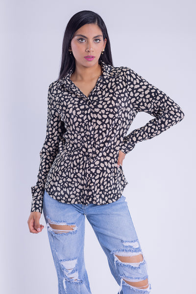 Blusa estampado animal print