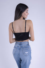 Bralet con aplicaciones de estoperoles