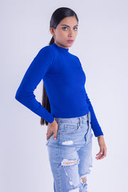 Blusa de manga larga tela abrigadora
