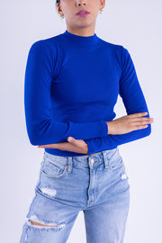 Blusa de manga larga tela abrigadora
