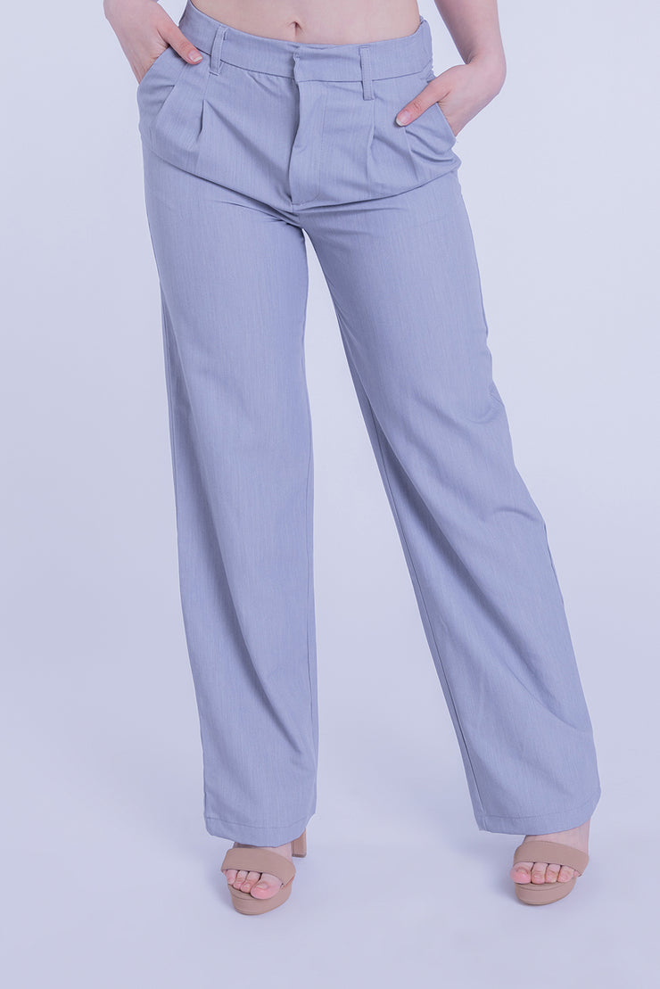 Pantalón azul con pinzas