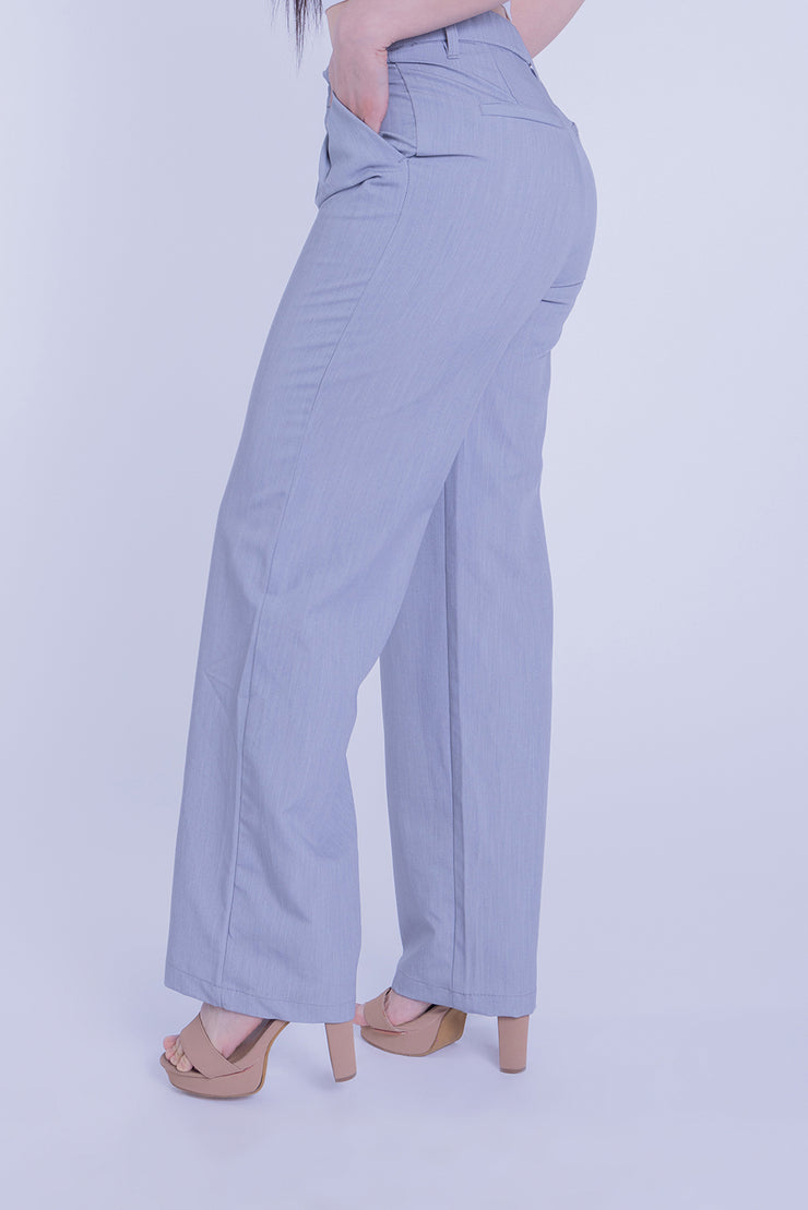 Pantalón azul con pinzas