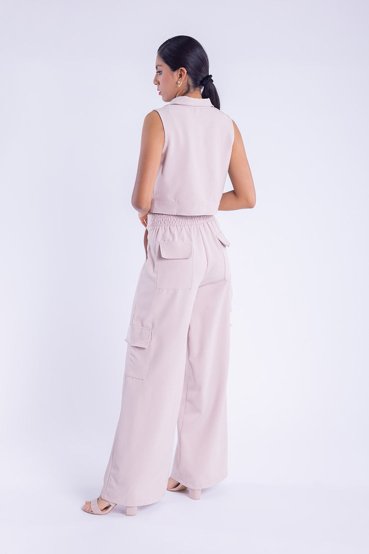 Conjunto de blusa y palazo