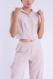 Conjunto de blusa y palazo