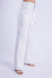 Pantalón con contraste de costuras