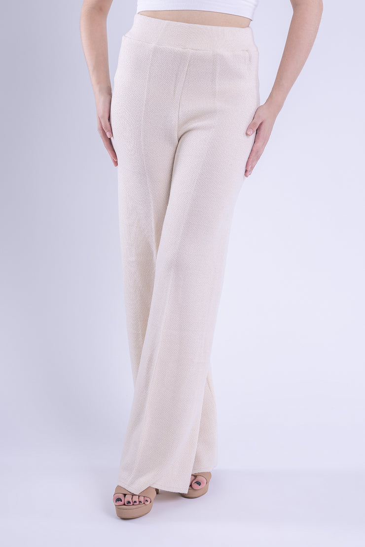 Pantalón de vestir tela tipo suéter