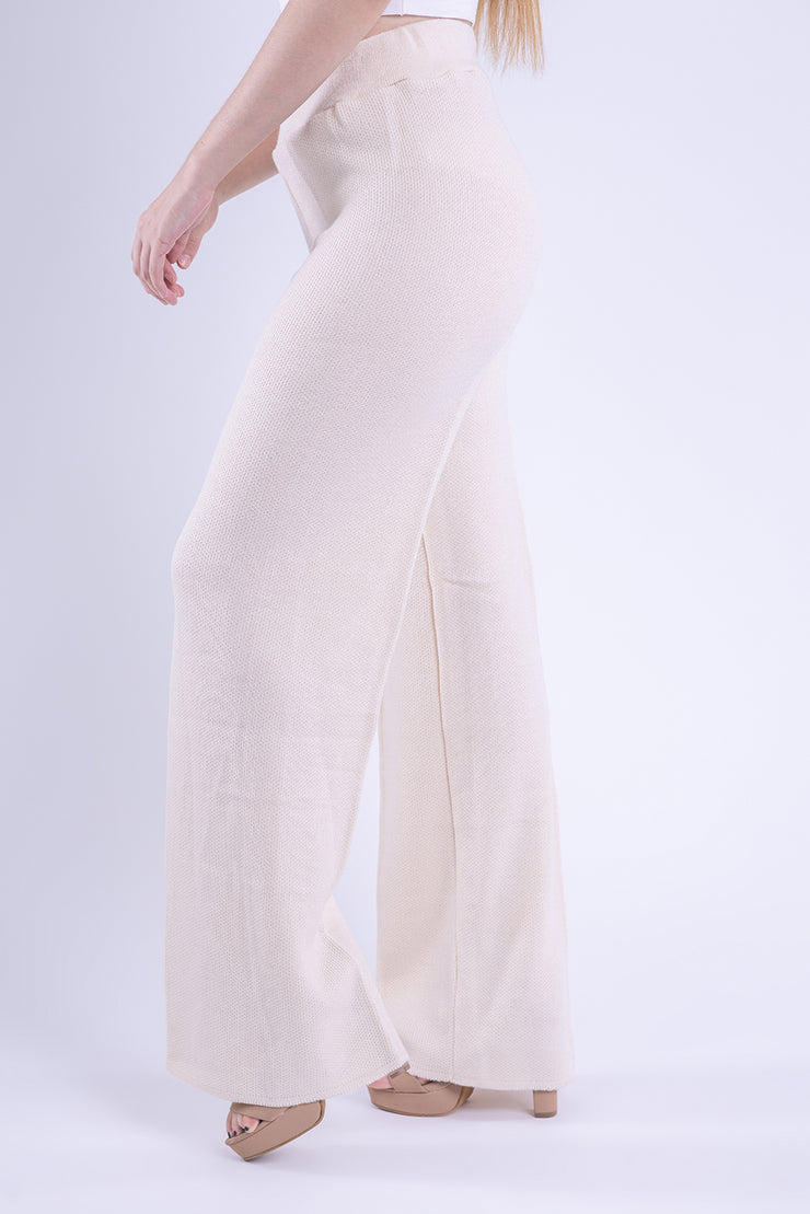 Pantalón de vestir tela tipo suéter