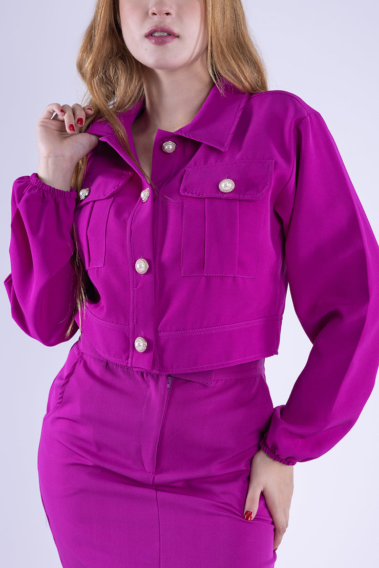 Conjunto de saco y falda