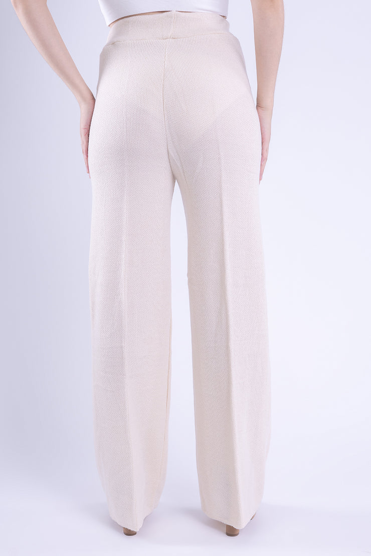 Pantalón de vestir tela tipo suéter