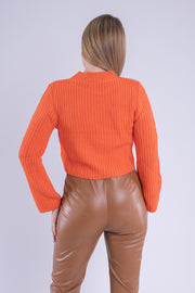 Suéter liso cuello redondo