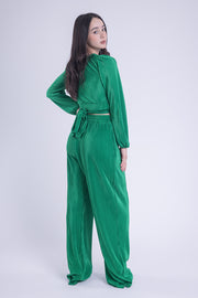 Conjunto de dos piezas satinado