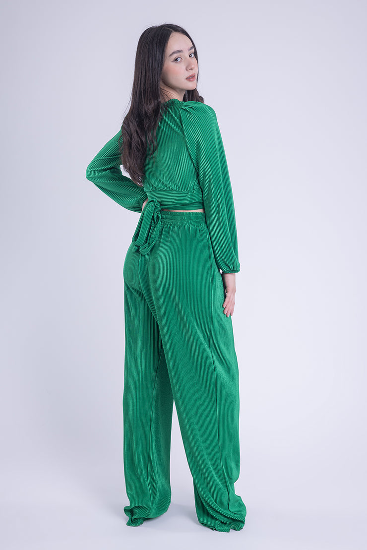 Conjunto de dos piezas satinado