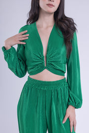 Conjunto de dos piezas satinado