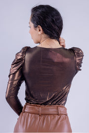 Pantiblusa con acabado satinado
