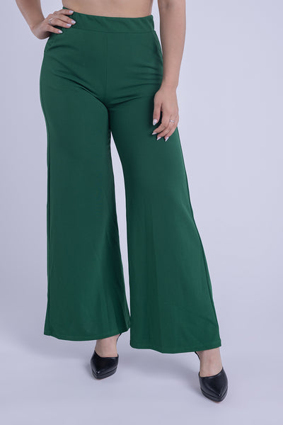 Pantalón acampanado de vestir