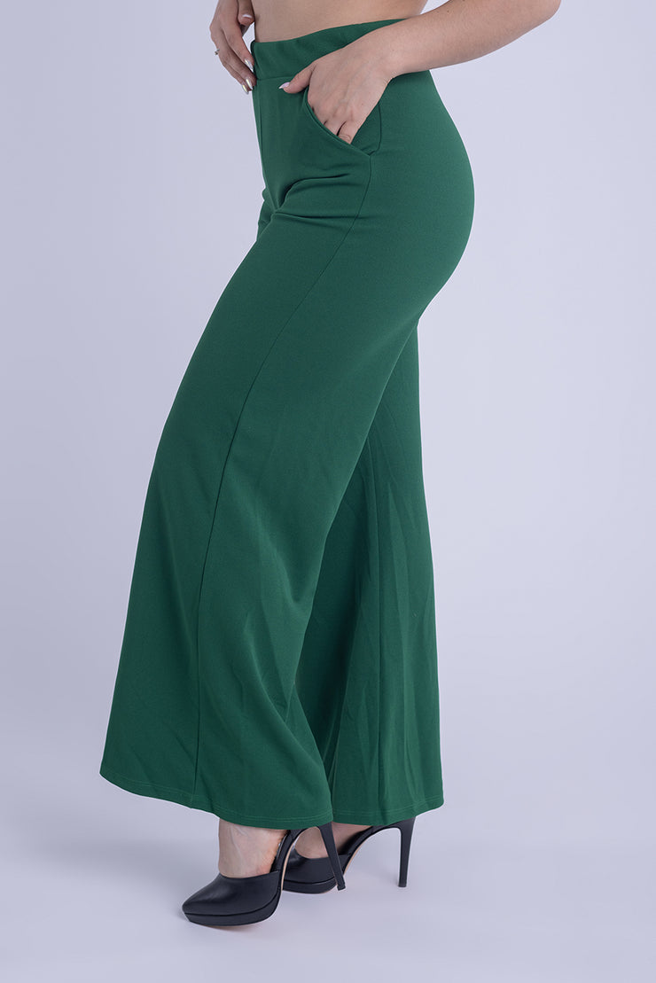 Pantalón acampanado de vestir