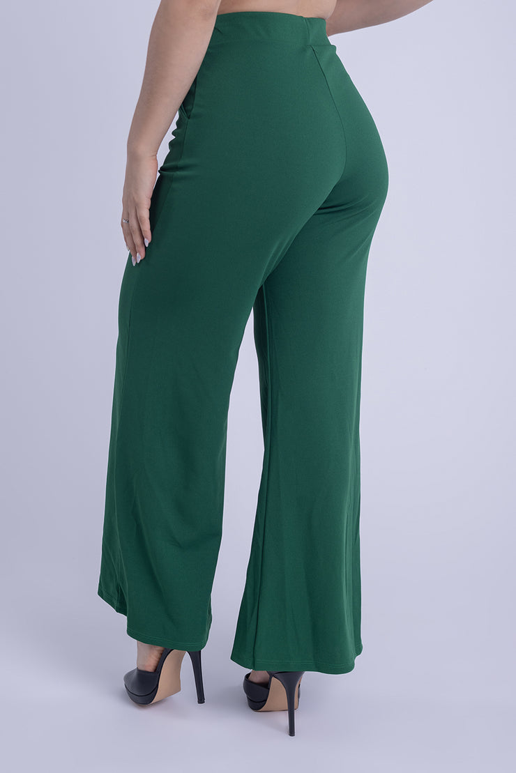 Pantalón acampanado de vestir