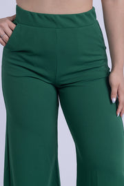 Pantalón acampanado de vestir