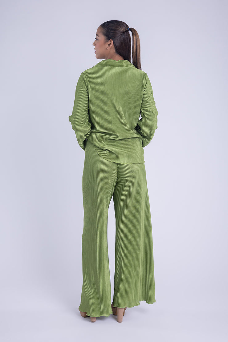 Conjunto casual de blusa y pantalon