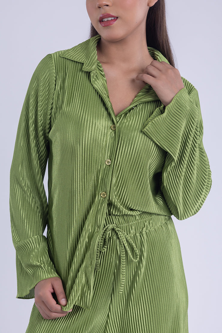 Conjunto casual de blusa y pantalon