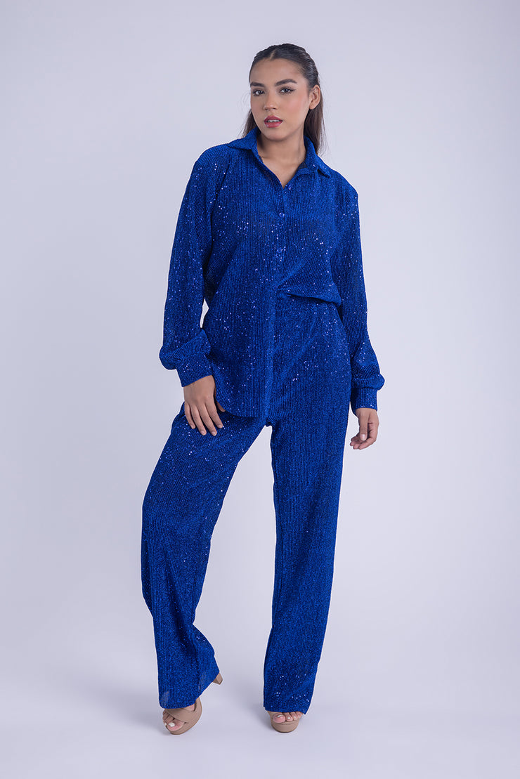 Conjunto de dos piezas con destellos