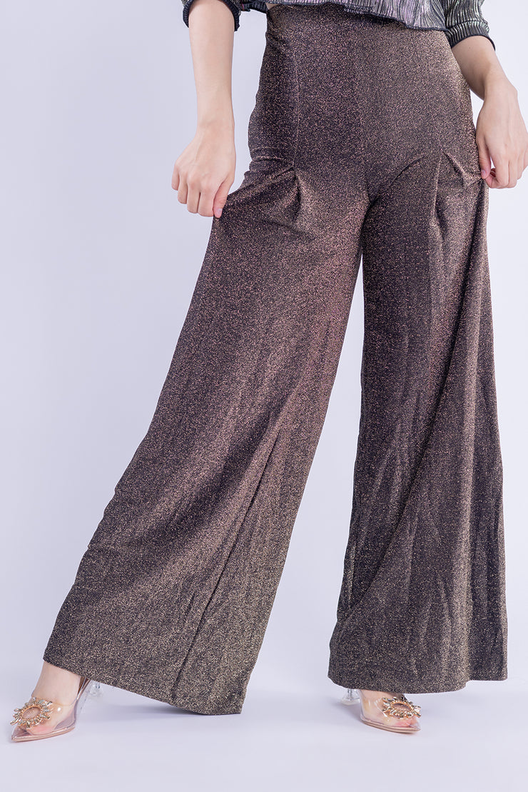 Pantalón con destellos tipo palazo