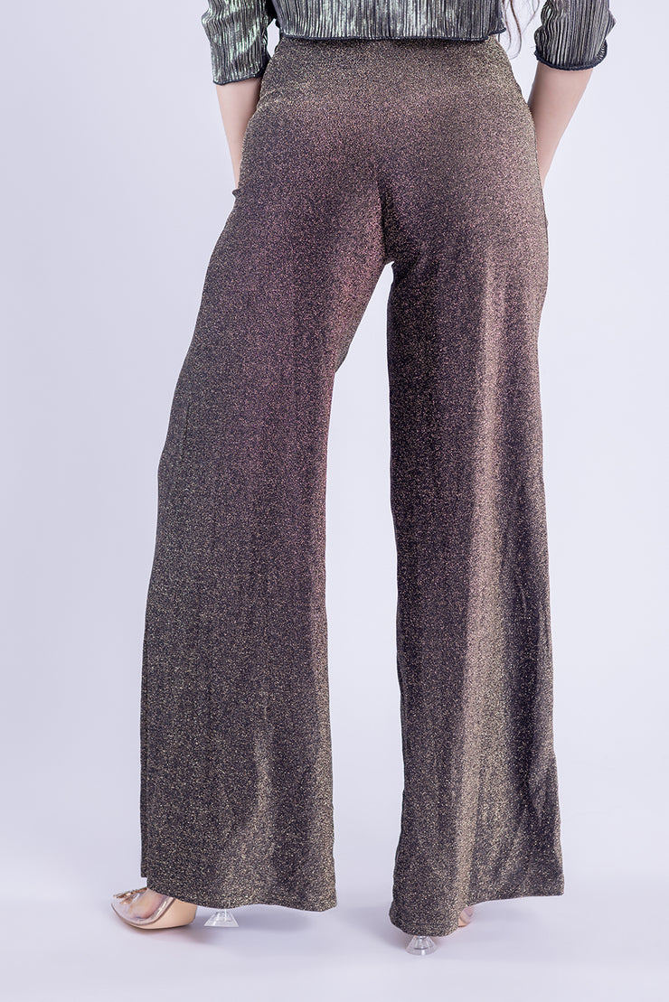 Pantalón con destellos tipo palazo