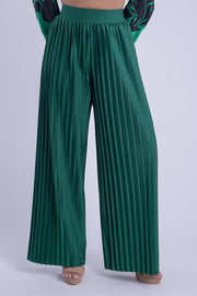 Pantalón plisado con elástico