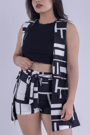 Conjunto de dos piezas estampado