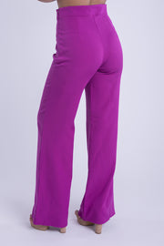Pantalón de vestir seccionado, tiro alto