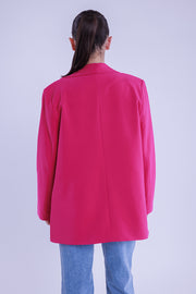 Saco de vestir a un boton tipo oversize