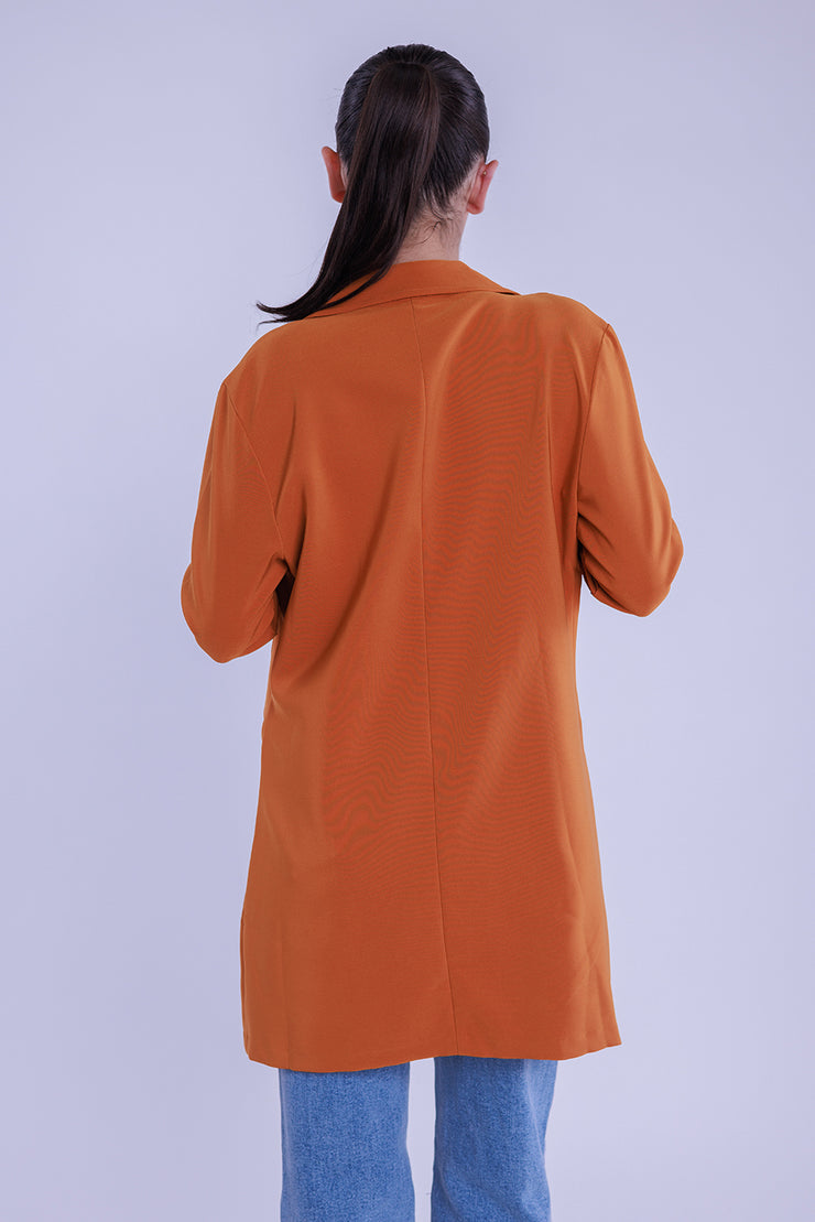 Saco largo con manga reversible