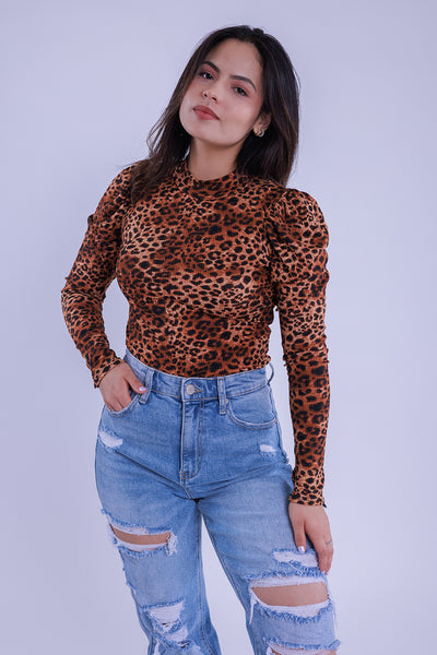 Pantiblusa de leopardo