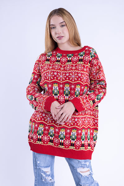 Suéter navideño oversize de diferentes estilos