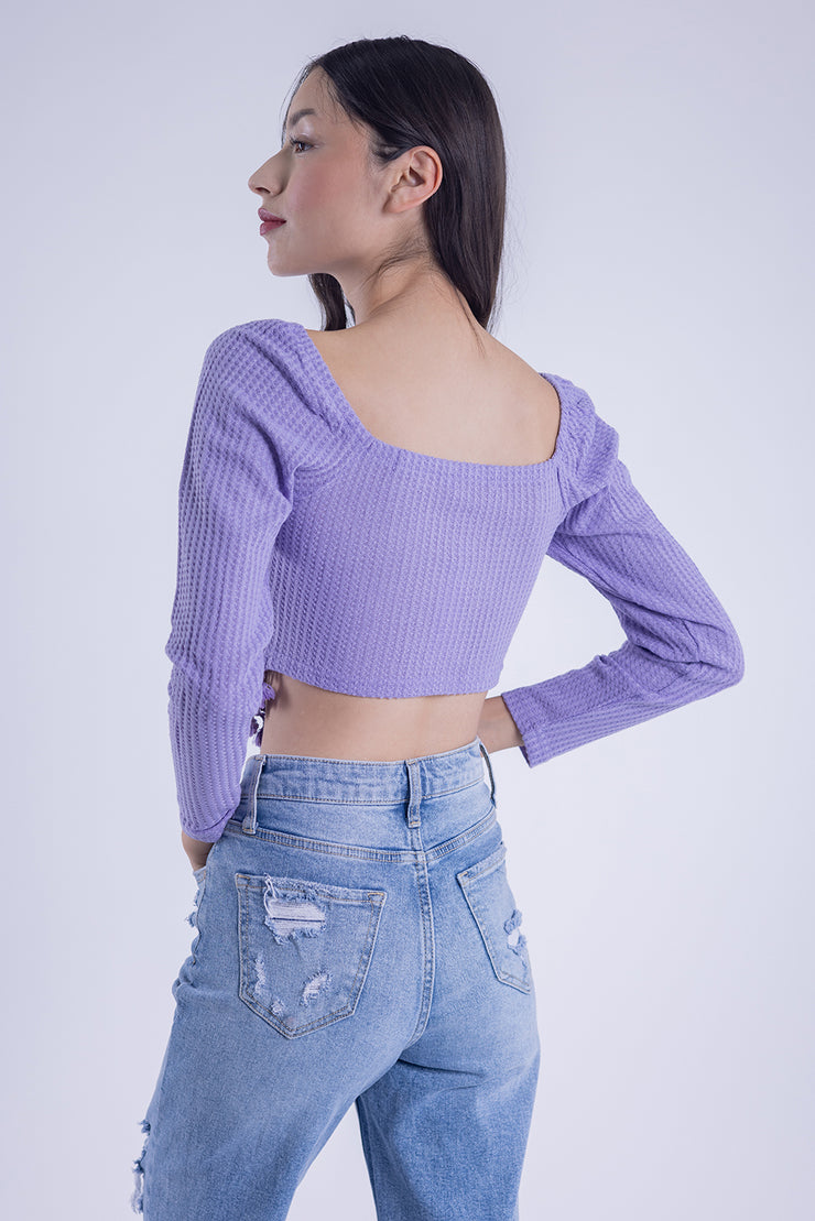Top con detalle en cintura