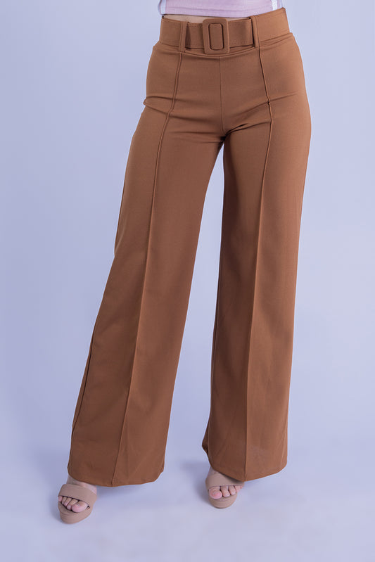 Pantalon de vestir con cinto